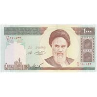 اسکناس 1000 ریال (حسینی - شیبانی) - تک - UNC62 - جمهوری اسلامی