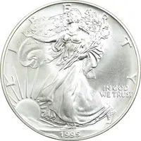 مدال یادبود 1 دلار 1995 عقاب - PF64 - آمریکا