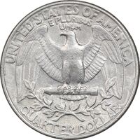 سکه کوارتر دلار 1980P واشنگتن - EF45 - آمریکا