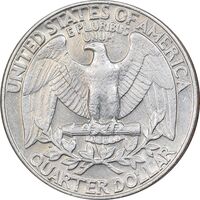 سکه کوارتر دلار 1988D واشنگتن - EF45 - آمریکا