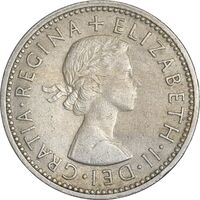 سکه 1 شیلینگ 1960 الیزابت دوم - سپر اسکاتلند - EF45 - انگلستان