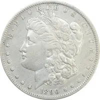 سکه یک دلار 1890O مورگان - VF35 - آمریکا