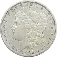 سکه یک دلار 1901O مورگان - VF35 - آمریکا