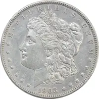 سکه یک دلار 1903 مورگان - EF45 - آمریکا