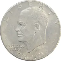 سکه یک دلار 1976 جشن دویست سالگی آمریکا - EF40 - آمریکا