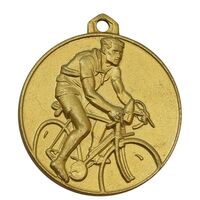 مدال آویز ورزشی طلا دوچرخه سواری - UNC - محمد رضا شاه