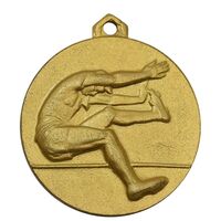 مدال آویز ورزشی طلا پرش با نیزه - UNC - محمد رضا شاه