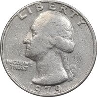 سکه کوارتر دلار 1979 واشنگتن - EF40 - آمریکا