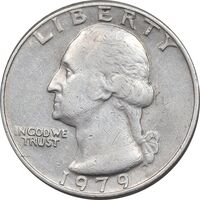 سکه کوارتر دلار 1979 واشنگتن - EF40 - آمریکا