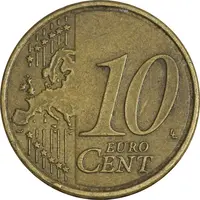 سکه 10 یورو سنت 2008 جمهوری - EF45 - قبرس
