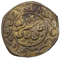 سکه پولکی برنز امام رضا (ع) - EF - قاجار