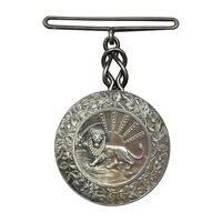 مدال نقره بپاداش خدمت - AU - رضا شاه