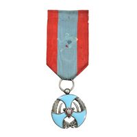 نشان لیاقت درجه 2 - روز - ضرب فرانسه - EF - محمد رضا شاه