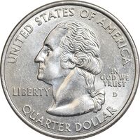 سکه کوارتر دلار 2003D ایالتی - میسوری - MS62 - آمریکا