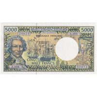 اسکناس 5000 فرانک بدون تاریخ (2000-2002) قلمرو های فرادریایی - REDOUIN, POUILLIEUTE, AUDREN - تک - UNC65 - فرانسه