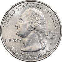 سکه کوارتر دلار 2013D یادبود پیروزی پری - MS61 - آمریکا