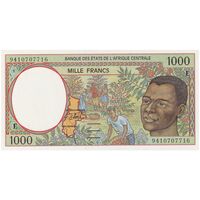 اسکناس 1000 فرانک 1994 - تک - UNC65 - آفریقای مرکزی (کامرون)