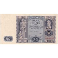 اسکناس 20 زلوتی 1936 جمهوری دوم - تک - AU - لهستان