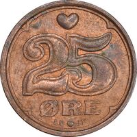 سکه 25 اوره 1997 مارگرته دوم - AU50 - دانمارک