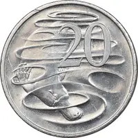 سکه 20 سنت 2019 الیزابت دوم - MS62 - استرالیا