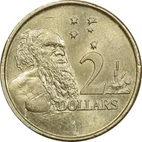 سکه 2 دلار 2021 الیزابت دوم - MS61 - استرالیا