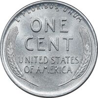 سکه 1 سنت 1943 لینکلن - MS62 - آمریکا