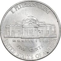 سکه 5 سنت 2006P جفرسون - MS61 - آمریکا