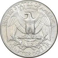 سکه کوارتر دلار 1998D واشنگتن - AU50 - آمریکا