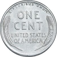 سکه 1 سنت 1943 لینکلن - AU50 - آمریکا