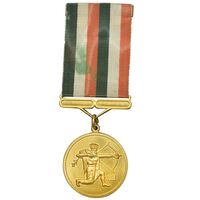 مدال آویز ستاد ارتشتاران (کماندار) طلایی - MS61 - محمدرضا شاه