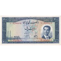 اسکناس 200 ریال 1330 - تک - EF - محمد رضا شاه