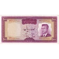 اسکناس 100 ریال (هویدا - سمیعی) - تک - EF45 - محمد رضا شاه