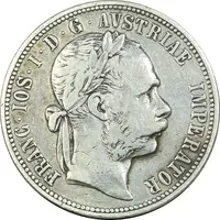 سکه 1 فلورین 1889 فرانتس یوزف یکم - VF30 - اتریش