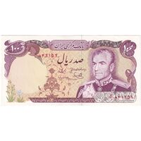اسکناس 100 ریال (یگانه - مهران) - تک - UNC62 - محمد رضا شاه