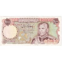 اسکناس 1000 ریال (یگانه - خوش کیش) - تک - EF40 - محمد رضا شاه