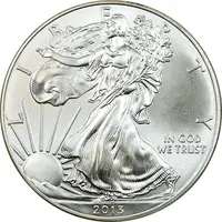 مدال یادبود 1 دلار 2013 عقاب - PF65 - آمریکا