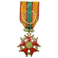 نشان خدمت شهربانی درجه یک - ضرب ایران - AU - محمد رضا شاه