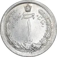 سکه 1 ریال 1312 - MS63 - رضا شاه