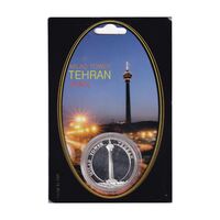 مدال یادبود برج میلاد - نقره ای - با کاور فابریک - UNC - جمهوری اسلامی