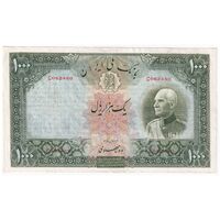 اسکناس 1000 ریال شماره لاتین - VF20 - رضا شاه