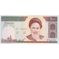 اسکناس 1000 ریال (محمدخان - نوربخش) - تک - AU58 - جمهوری اسلامی