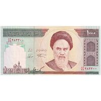 اسکناس 1000 ریال (نمازی - نوربخش) - جایگزین - تک - UNC62 - جمهوری اسلامی