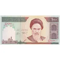 اسکناس 1000 ریال (نمازی - نوربخش) - جایگزین - تک - UNC62 - جمهوری اسلامی