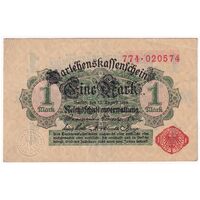 اسکناس 1 مارک 1914 جمهوری وایمار - تک - VF - آلمان
