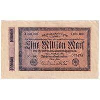 اسکناس 1000000 مارک 1923 جمهوری وایمار - تک - VF - آلمان