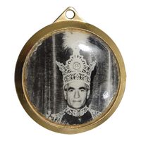 نشان سوزنی هواپیمایی ملی ایران هما - شاه - AU - محمد رضا شاه