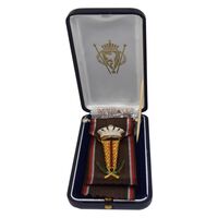 نشان افتخار کار - درجه 2 - با جعبه - UNC - بلژیک