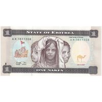 اسکناس 1 ناکفا 1997 دولت اریتره - تک - UNC63 - اریتره