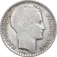 سکه 10 فرانک 1930 جمهوری سوم - EF40 - فرانسه