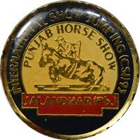 سنجاق سینه مسابقات بین‌المللی پرش با اسب (CSI) در پنجاب - EF - هند